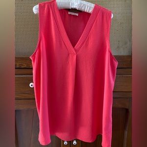 Cotton Bleu Stay In Touch Airflow Tank Off Coral NWOT. 1X. Non smoking home.